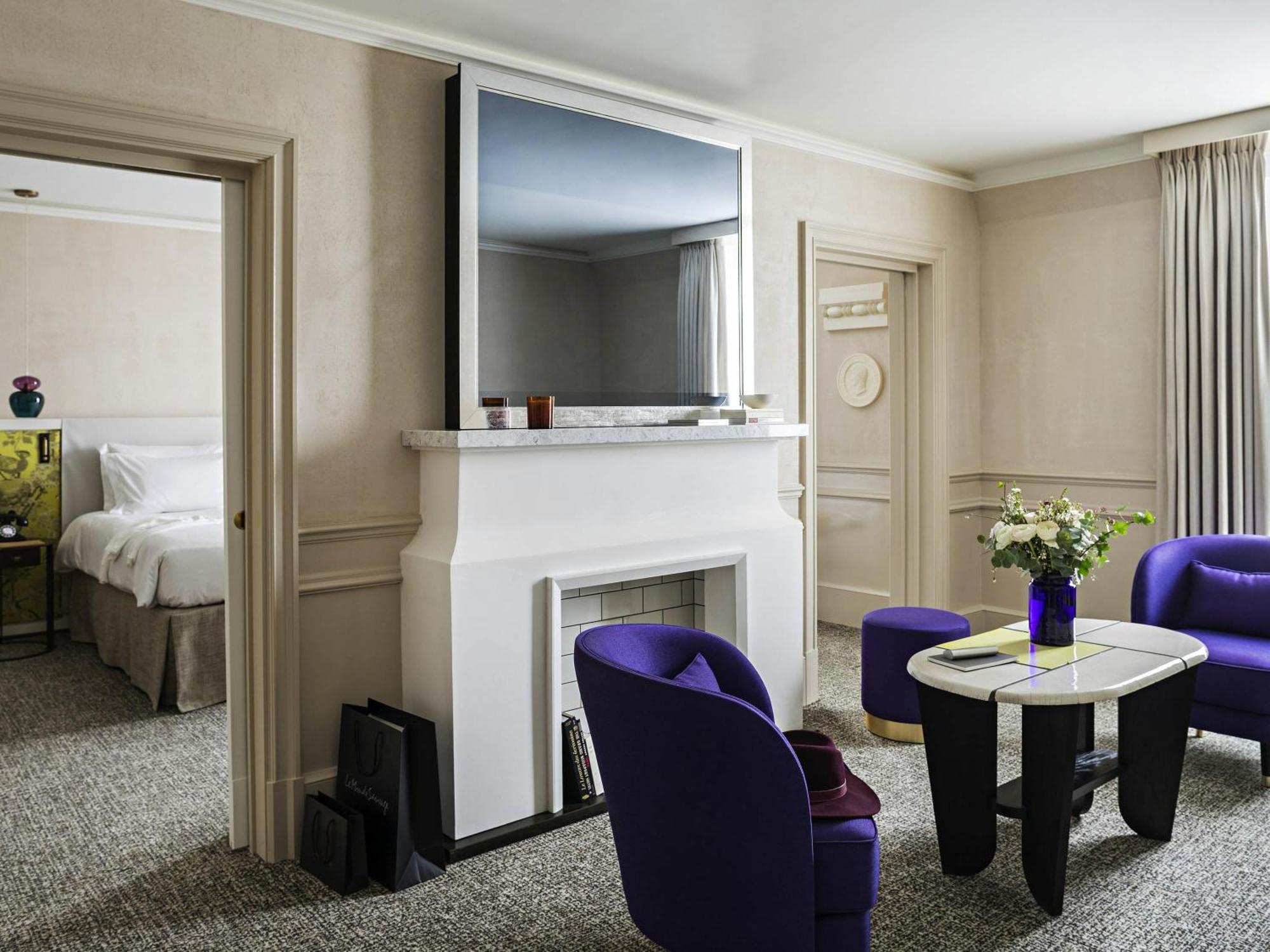 Prestige Suite One King Bed or One Sofa Bed or Separate Living Room Boulevard or Rue Scribe View,1770828559:JPEG